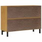 vidaXL Cómoda FLAM madera maciza de pino 110x40x80 cm