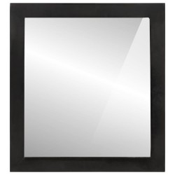 vidaXL Espejo de baño madera maciza de mango y vidrio 55x1x60 cm