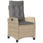 vidaXL Set comedor de jardín 5 pzas con cojines ratán sintético beige vidaXL Set comedor de jardín 5 pzas con cojines ratán sintético beige