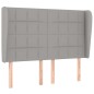 vidaXL Cama box spring con colchón tela gris claro 140x190 cm vidaXL Cama box spring con colchón tela gris claro 140x190 cm