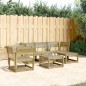 vidaXL Juego de sofás de jardín 5 piezas madera de pino impregnada vidaXL Juego de sofás de jardín 5 piezas madera de pino impregnada