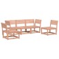 vidaXL Juego de sofás de jardín 5 pzas madera maciza de abeto Douglas vidaXL Juego de sofás de jardín 5 pzas madera maciza de abeto Douglas