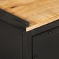 vidaXL Mueble de baño hierro y madera maciza de mango 40x30x50 cm vidaXL Mueble de baño hierro y madera maciza de mango 40x30x50 cm