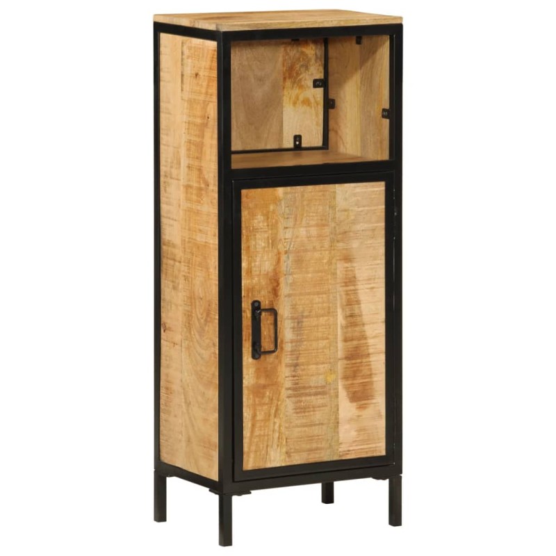 vidaXL Mueble de baño madera maciza de mango y hierro 40x27x90 cm vidaXL Mueble de baño madera maciza de mango y hierro 40x27x90 cm