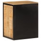 vidaXL Mueble de baño madera maciza de mango y hierro 40x30x50 cm vidaXL Mueble de baño madera maciza de mango y hierro 40x30x50 cm