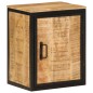 vidaXL Mueble de baño madera maciza de mango y hierro 40x30x50 cm vidaXL Mueble de baño madera maciza de mango y hierro 40x30x50 cm
