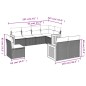 vidaXL Set de sofás de jardín 8 piezas y cojines ratán sintético negro vidaXL Set de sofás de jardín 8 piezas y cojines ratán sintético negro