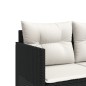 vidaXL Tumbona con cojines ratán sintético negro vidaXL Tumbona con cojines ratán sintético negro
