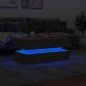 vidaXL Mesa de centro con luces LED roble Sonoma 90x50x40 cm vidaXL Mesa de centro con luces LED roble Sonoma 90x50x40 cm