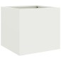 vidaXL Jardinera de acero laminado en frío blanco 32x30x29 cm vidaXL Jardinera de acero laminado en frío blanco 32x30x29 cm