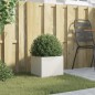 vidaXL Jardinera de acero laminado en frío blanco 32x30x29 cm vidaXL Jardinera de acero laminado en frío blanco 32x30x29 cm