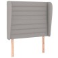 vidaXL Cama box spring con colchón tela gris claro 80x200 cm vidaXL Cama box spring con colchón tela gris claro 80x200 cm