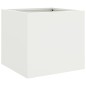 vidaXL Jardinera de acero laminado en frío blanco 32x30x29 cm vidaXL Jardinera de acero laminado en frío blanco 32x30x29 cm