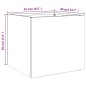 vidaXL Jardineras 2 uds acero laminado en frío verde oliva 42x40x39 cm vidaXL Jardineras 2 uds acero laminado en frío verde oliva 42x40x39 cm