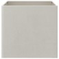 vidaXL Jardineras 2 unidades acero inoxidable plateado 49x47x46 cm vidaXL Jardineras 2 unidades acero inoxidable plateado 49x47x46 cm