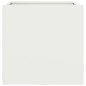 vidaXL Jardinera de acero laminado en frío blanco 49x47x46 cm vidaXL Jardinera de acero laminado en frío blanco 49x47x46 cm