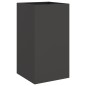 vidaXL Jardinera de acero laminado en frío negro 42x38x75 cm vidaXL Jardinera de acero laminado en frío negro 42x38x75 cm
