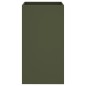 vidaXL Jardinera de acero laminado en frío verde oliva 42x38x75 cm vidaXL Jardinera de acero laminado en frío verde oliva 42x38x75 cm