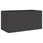 vidaXL Jardinera de acero laminado en frío negro 62x30x29 cm vidaXL Jardinera de acero laminado en frío negro 62x30x29 cm