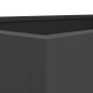 vidaXL Jardinera de acero laminado en frío negro 62x30x29 cm vidaXL Jardinera de acero laminado en frío negro 62x30x29 cm
