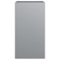 vidaXL Jardinera de acero galvanizado plateado 42x38x75 cm vidaXL Jardinera de acero galvanizado plateado 42x38x75 cm