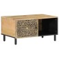 vidaXL Mesa de centro de madera maciza de mango 80x50x40 cm vidaXL Mesa de centro de madera maciza de mango 80x50x40 cm