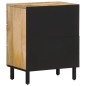 vidaXL Mesita de noche madera maciza de mango 50x33x60 cm vidaXL Mesita de noche madera maciza de mango 50x33x60 cm