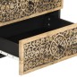 vidaXL Mesita de noche madera maciza de mango 50x33x60 cm vidaXL Mesita de noche madera maciza de mango 50x33x60 cm