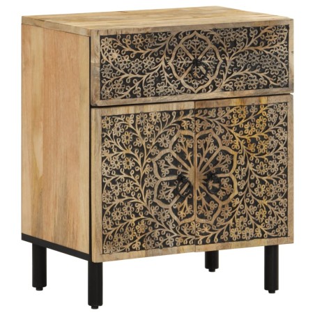 vidaXL Mesita de noche madera maciza de mango 50x33x60 cm