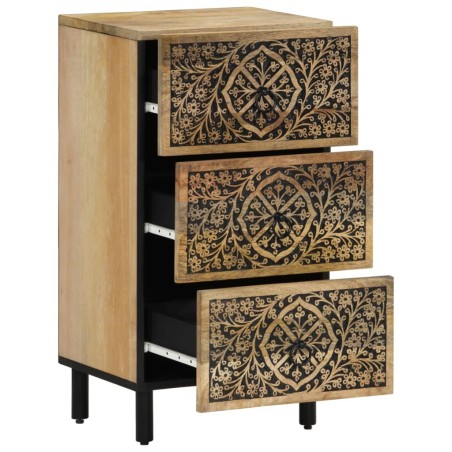 vidaXL Armario auxiliar madera maciza de mango 40x33x75 cm