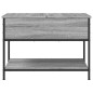vidaXL Mesa de centro madera ingeniería metal gris Sonoma 70x50x50 cm vidaXL Mesa de centro madera ingeniería metal gris Sonoma 70x50x50 cm