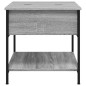 vidaXL Mesa de centro madera ingeniería metal gris Sonoma 70x50x50 cm vidaXL Mesa de centro madera ingeniería metal gris Sonoma 70x50x50 cm