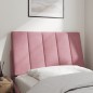 vidaXL Cabecero de cama acolchado terciopelo rosa 90 cm vidaXL Cabecero de cama acolchado terciopelo rosa 90 cm