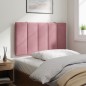 vidaXL Cabecero de cama acolchado terciopelo rosa 90 cm vidaXL Cabecero de cama acolchado terciopelo rosa 90 cm