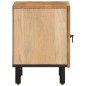 vidaXL Mesitas de noche 2 uds madera maciza de mango 40x33x46 cm vidaXL Mesitas de noche 2 uds madera maciza de mango 40x33x46 cm