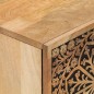 vidaXL Mesitas de noche 2 uds madera maciza de mango 40x33x46 cm vidaXL Mesitas de noche 2 uds madera maciza de mango 40x33x46 cm