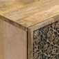 vidaXL Armario auxiliar madera maciza de mango 60x33x75 cm vidaXL Armario auxiliar madera maciza de mango 60x33x75 cm