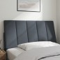 vidaXL Cabecero de cama acolchado terciopelo gris oscuro 100 cm vidaXL Cabecero de cama acolchado terciopelo gris oscuro 100 cm