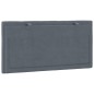 vidaXL Cabecero de cama acolchado terciopelo gris oscuro 100 cm vidaXL Cabecero de cama acolchado terciopelo gris oscuro 100 cm