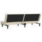 vidaXL Sofá cama de 2 plazas terciopelo color crema vidaXL Sofá cama de 2 plazas terciopelo color crema