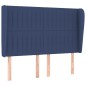 vidaXL Cama box spring con colchón tela azul 140x190 cm vidaXL Cama box spring con colchón tela azul 140x190 cm