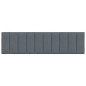 vidaXL Cabecero de cama acolchado terciopelo gris oscuro 180 cm vidaXL Cabecero de cama acolchado terciopelo gris oscuro 180 cm