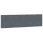 vidaXL Cabecero de cama acolchado terciopelo gris oscuro 180 cm vidaXL Cabecero de cama acolchado terciopelo gris oscuro 180 cm