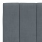vidaXL Cabecero de cama acolchado terciopelo gris oscuro 180 cm vidaXL Cabecero de cama acolchado terciopelo gris oscuro 180 cm