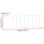 vidaXL Cabecero de cama acolchado terciopelo gris oscuro 180 cm vidaXL Cabecero de cama acolchado terciopelo gris oscuro 180 cm