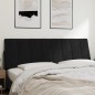 vidaXL Cabecero de cama acolchado terciopelo negro 160 cm vidaXL Cabecero de cama acolchado terciopelo negro 160 cm