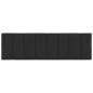 vidaXL Cabecero de cama acolchado terciopelo negro 160 cm vidaXL Cabecero de cama acolchado terciopelo negro 160 cm