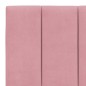 vidaXL Cabecero de cama acolchado terciopelo rosa 200 cm vidaXL Cabecero de cama acolchado terciopelo rosa 200 cm
