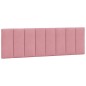 vidaXL Cabecero de cama acolchado terciopelo rosa 160 cm vidaXL Cabecero de cama acolchado terciopelo rosa 160 cm
