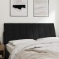 vidaXL Cabecero de cama acolchado terciopelo negro 120 cm vidaXL Cabecero de cama acolchado terciopelo negro 120 cm